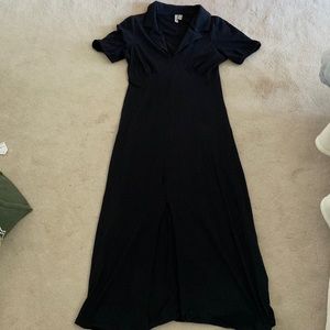 Midi black ASOS dress